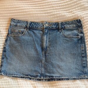 PacSun Blue Denim Mini Skirt